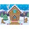 Beistle 5Feet x 7Feet Gingerbread House Fabric Backdrop - 6 Pack